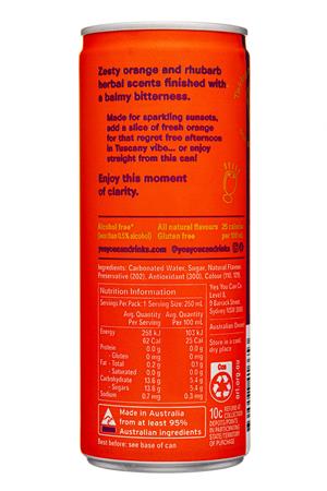 Yes You Can: YesYouCanDrinks-250ml-2022-AlcFree-Spritz-Facts