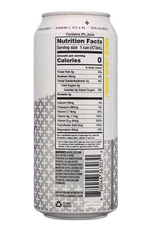 Yesly Water: Yesly-16oz-2023-EnhancedWater-Lemon-Facts
