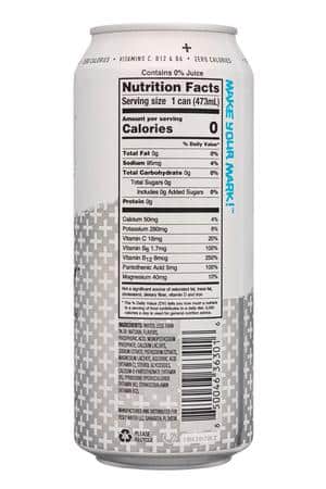 Yesly Water: Yesly-16oz-2023-EnhancedWater-PomAcaiBlueb-Facts