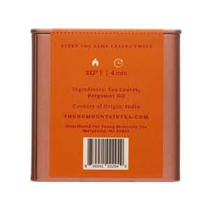 Young Mountain Tea Company: YoungMountain-24g-2024-Tea-EarlyGrey-Facts