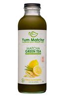 Yum Matcha: YumMatcha-16oz-2020-GreenTea-CitronLemongrass-Front