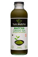 Yum Matcha: YumMatcha-16oz-2020-GreenTea-Original-Front