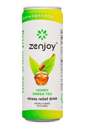 Zenjoy: Zenjoy-12oz-2025-StressRelief-HoneyGreen-Front