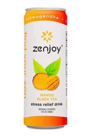Zenjoy: Zenjoy-12oz-2025-StressRelief-MangoBlack-Front