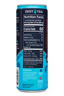 Zest Tea - Energy Tea: ZestTea-12oz-EnergyTea19-PassionBerry-Facts