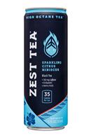 Zest Tea: ZestTea-12oz-Tea-SparklingCitrusHibiscus-Front