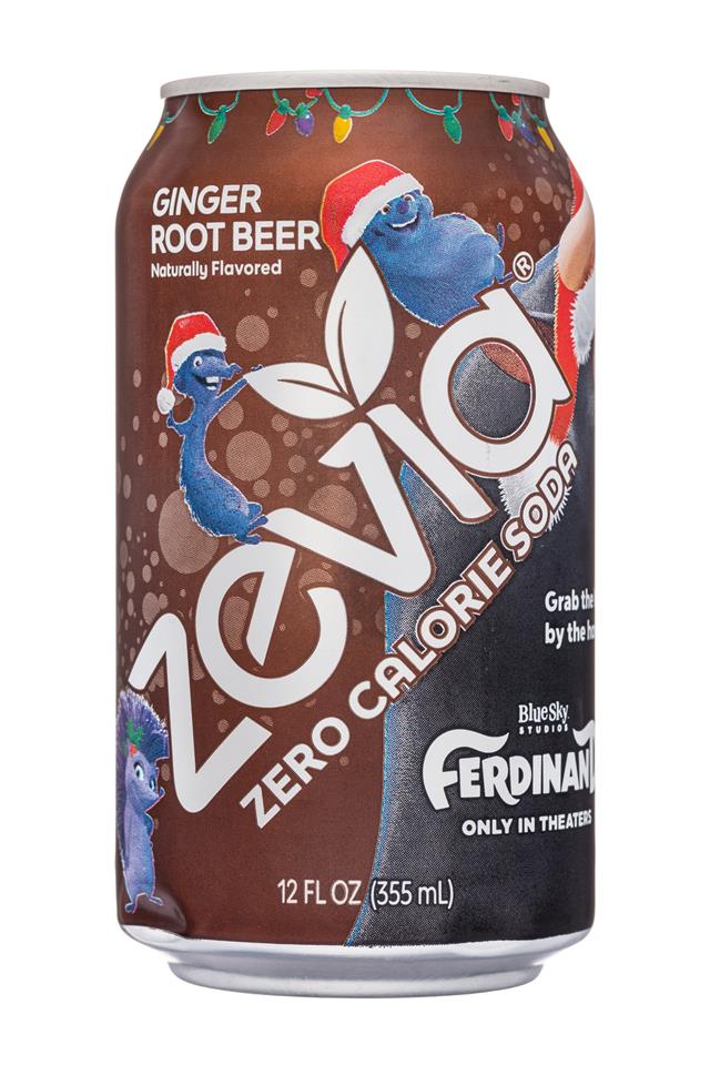 Zevia Ferdinand: Zevia-12oz-ZeroCalSoda-GingerRootBeer-Front