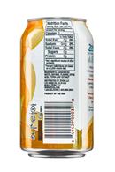 Zevia Sparkling Water: Zevia-12oz-SparklingWater-MandarinOrange-Facts