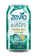 Zevia Sparkling Water: Zevia-12oz-SparklingWater-CucumberLemon-Front