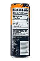 Zevia: Zevia-ZeroCalorieEnergy-12oz-MangoGinger-Facts