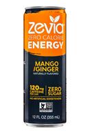 Zevia: Zevia-ZeroCalorieEnergy-12oz-MangoGinger-Front