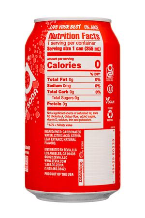 Zevia: Zevia-12oz-2022-ZeroCalorieSoda-FruitPunch-Facts