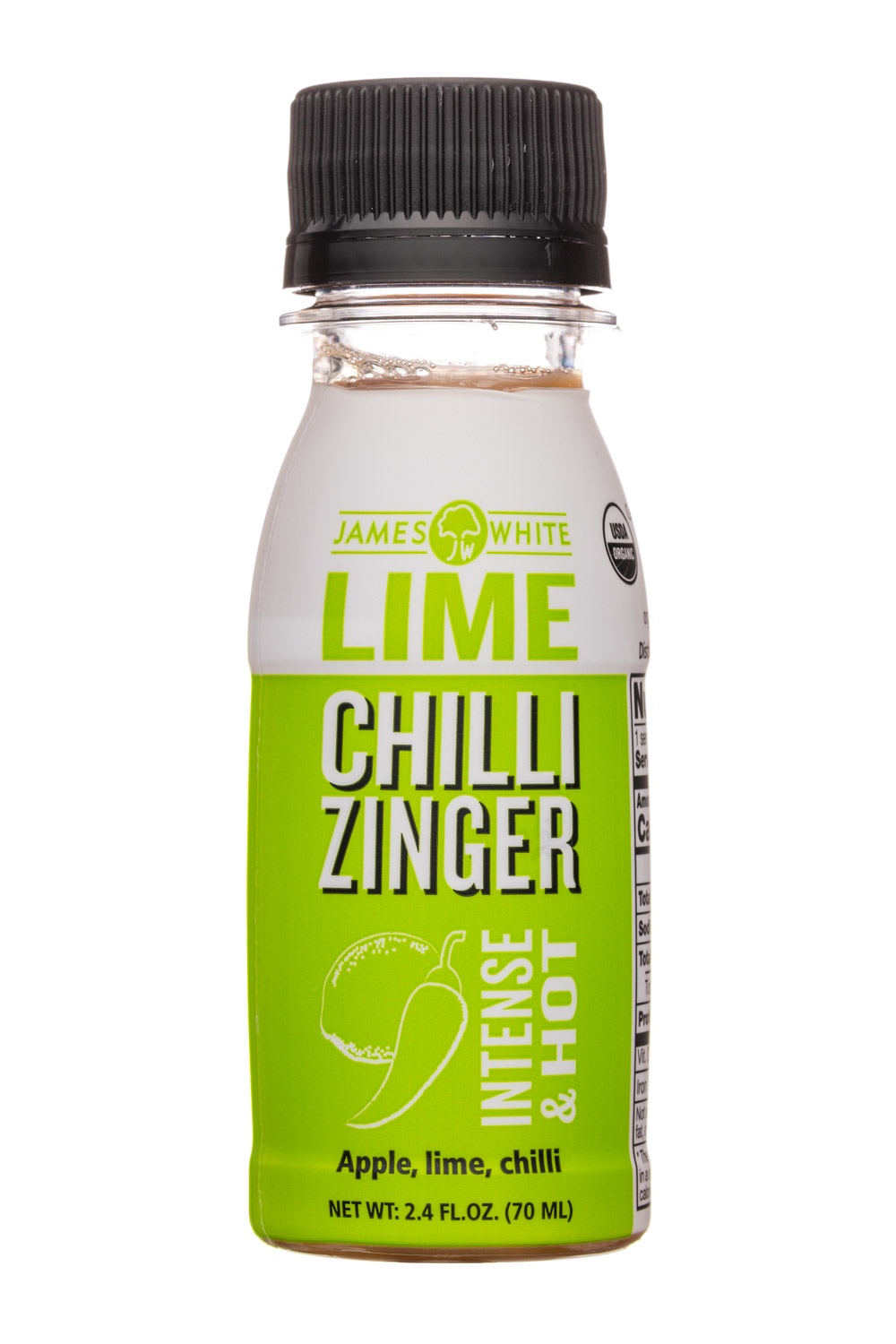 Zinger Shot: JamesWhite-2oz-Zinger-Chilli-Front