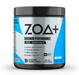 ZOA: Zoa-13oz-2023-PreWorkout-WildBerry
