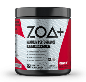 ZOA: Zoa-13oz-2023-PreWorkout-CherryLime