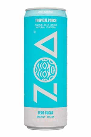 ZOA: Zoa-12oz-2024-ZeroSugar-TropicalPunch-Front