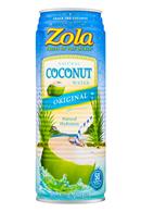Zola Coconut Water: Zola-17oz-CoconutWater-Original-Front