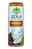 Zola Coconut Water: Zola-CoconutWater-17oz-Choc-Front