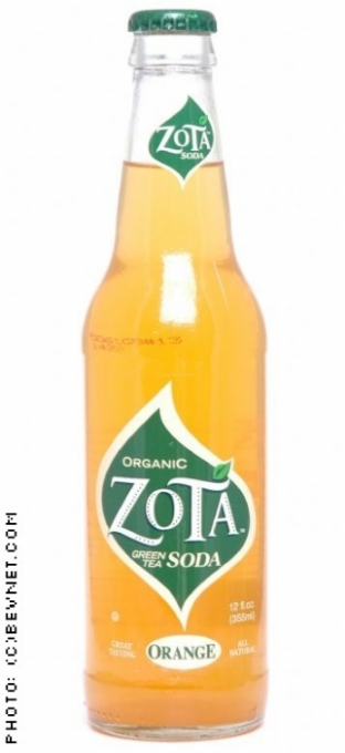 Zota Green Tea Soda: zota-orange.jpg