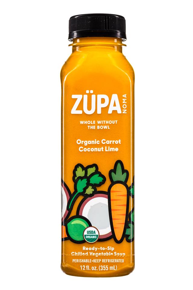 Zupa Noma: Zupa-12oz-Soup-CarrotCoconutLime-Front